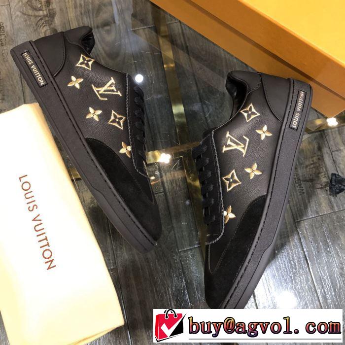 ルイ ヴィトンファッショニスタを中心に新品が非常に人気 2色可選  LOUIS VUITTON 2020春新作 スニーカー