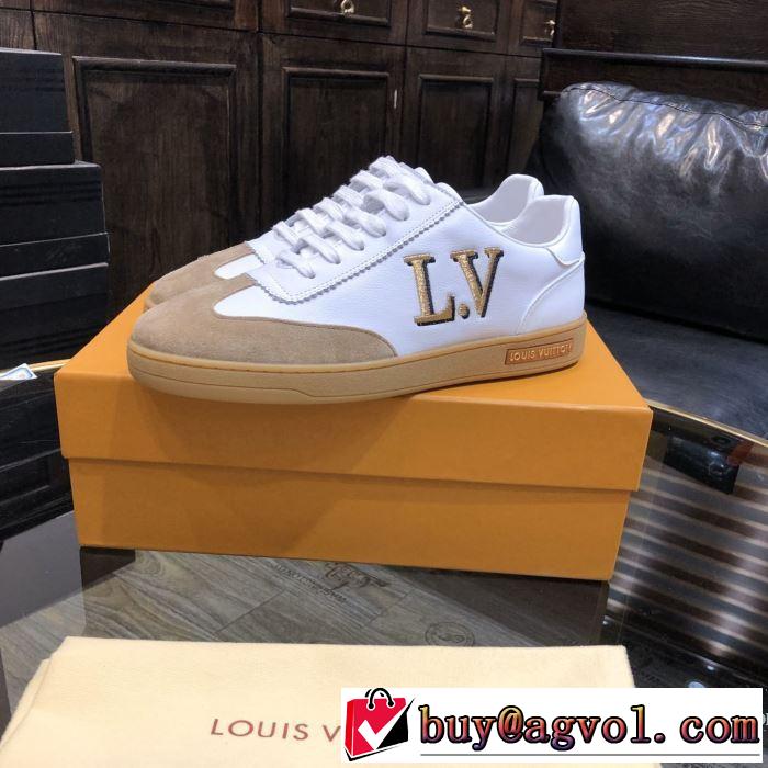 やはり人気ブランド スニーカー 2色可選 ファッションに取り入れよう ルイ ヴィトン LOUIS VUITTON