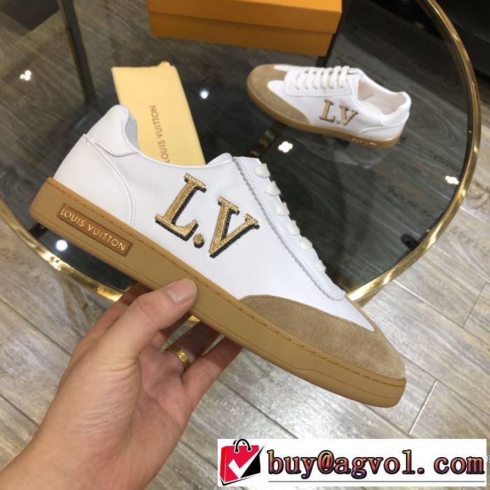 やはり人気ブランド スニーカー 2色可選 ファッションに取り入れよう ルイ ヴィトン LOUIS VUITTON