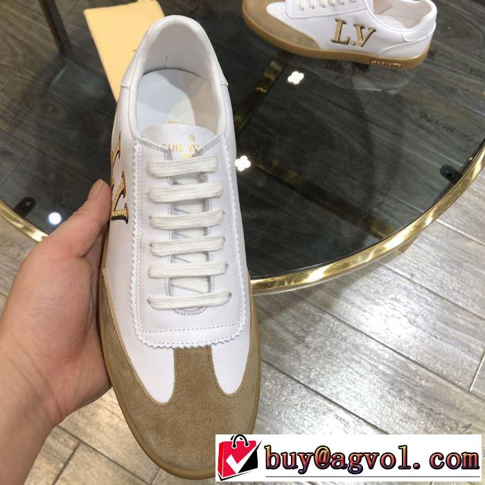 やはり人気ブランド スニーカー 2色可選 ファッションに取り入れよう ルイ ヴィトン LOUIS VUITTON