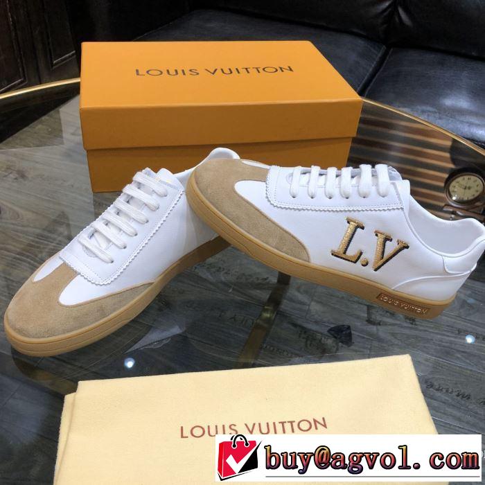やはり人気ブランド スニーカー 2色可選 ファッションに取り入れよう ルイ ヴィトン LOUIS VUITTON
