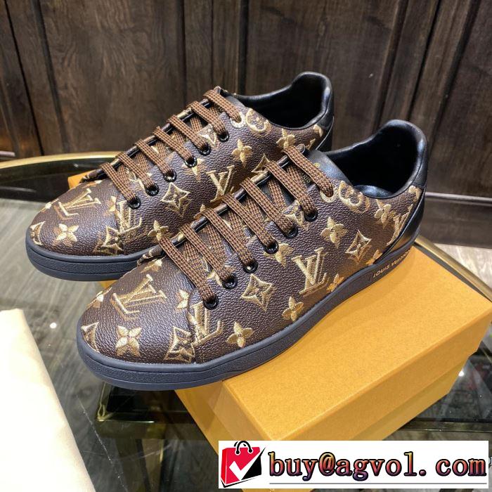 2020話題の商品 2色可選 スニーカー お値段もお求めやすい ルイ ヴィトン LOUIS VUITTON