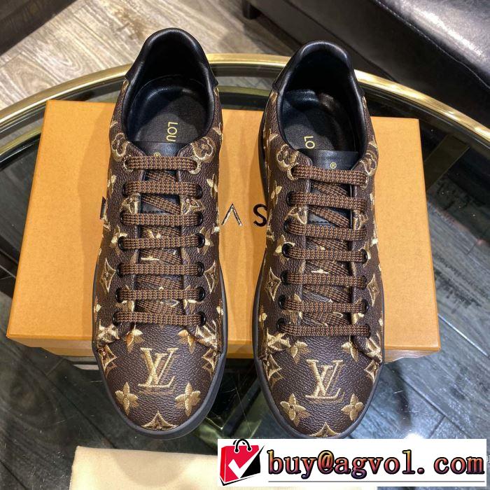 2020話題の商品 2色可選 スニーカー お値段もお求めやすい ルイ ヴィトン LOUIS VUITTON