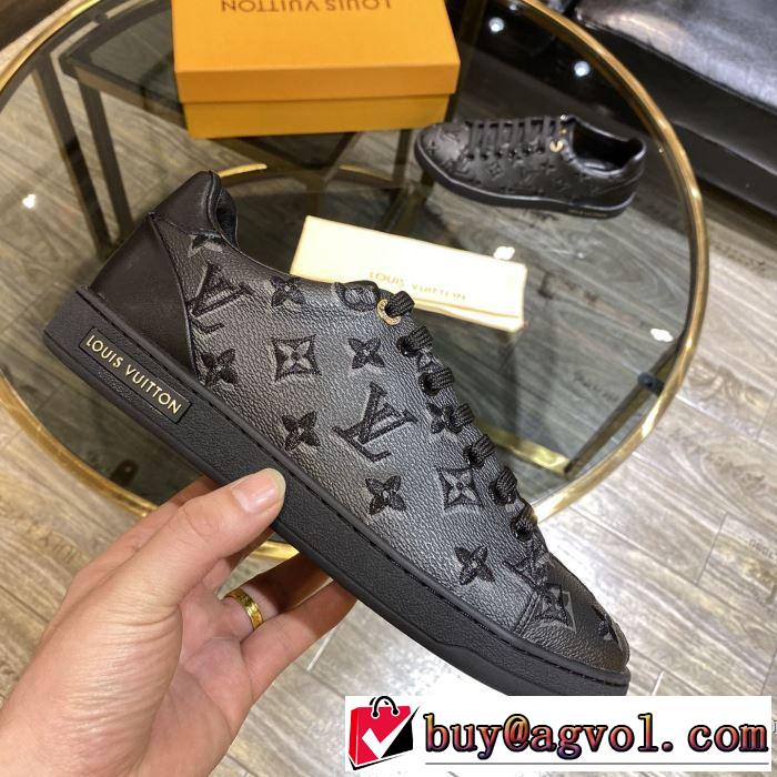 2020話題の商品 2色可選 スニーカー お値段もお求めやすい ルイ ヴィトン LOUIS VUITTON