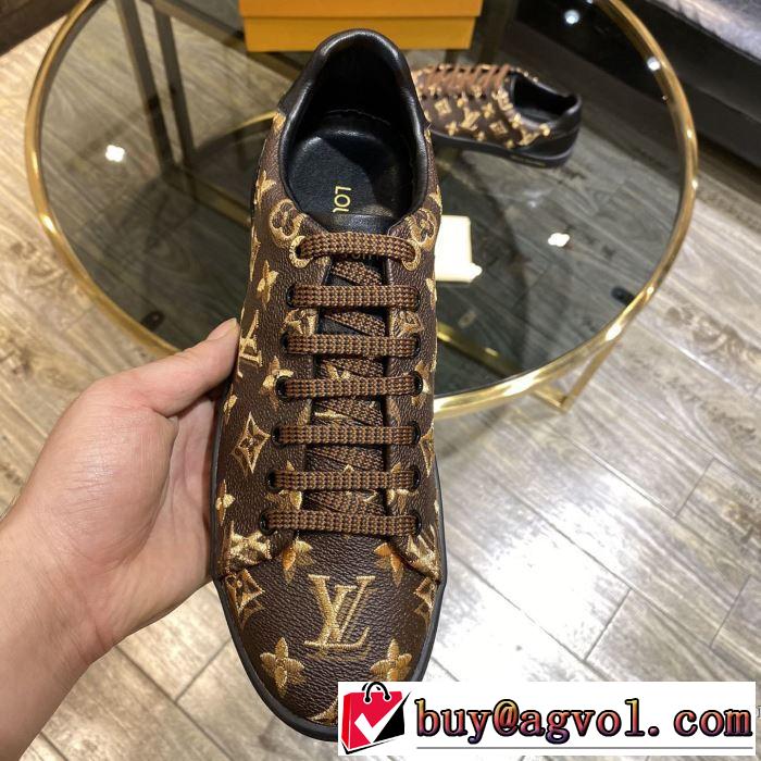 2020話題の商品 2色可選 スニーカー お値段もお求めやすい ルイ ヴィトン LOUIS VUITTON