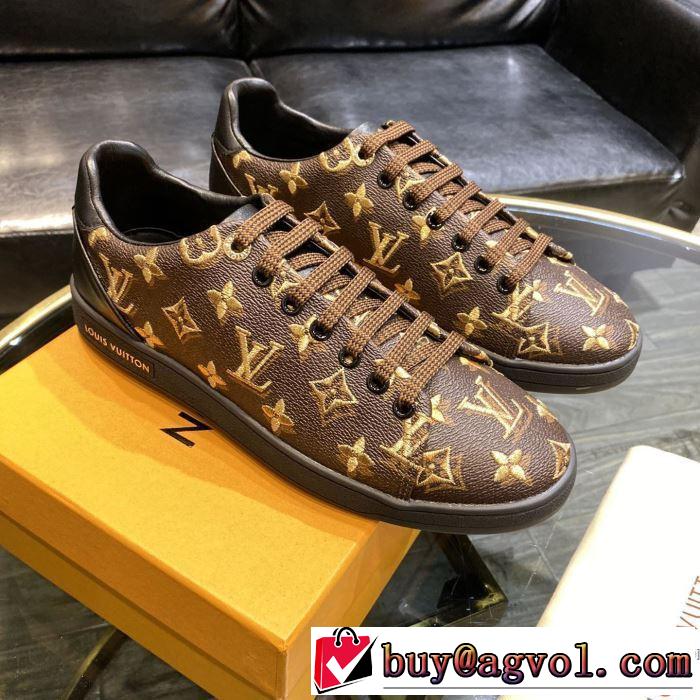 2020話題の商品 2色可選 スニーカー お値段もお求めやすい ルイ ヴィトン LOUIS VUITTON
