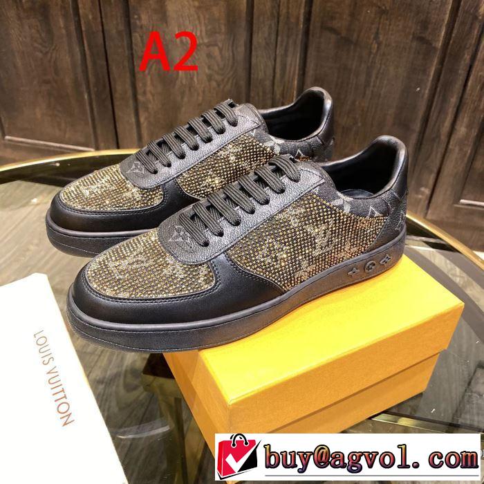 3色可選ルイ ヴィトン 飽きもこないデザイン LOUIS VUITTON 今季の主力おすすめ スニーカー 人気は今季も健在