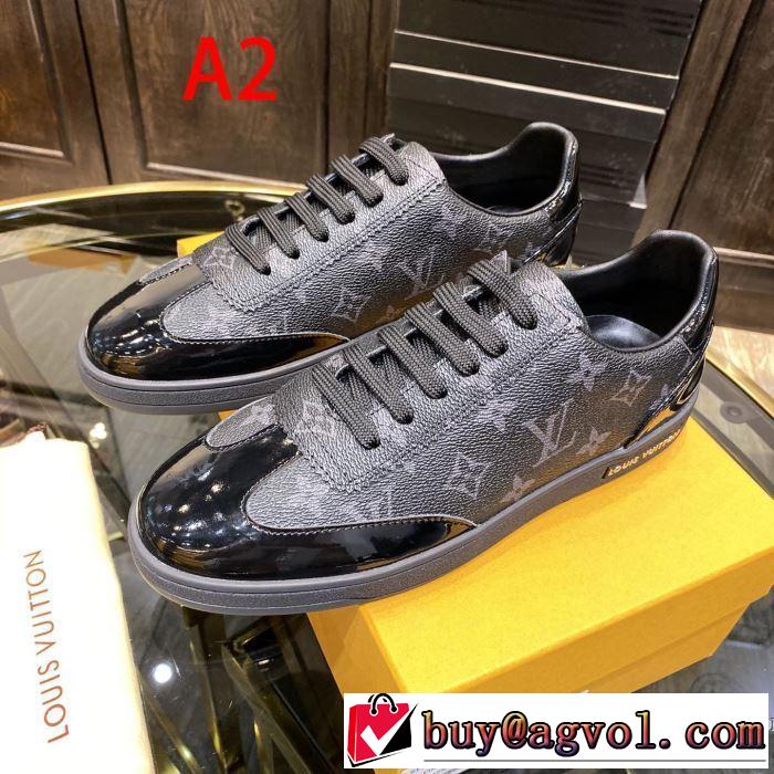 非常にシンプルなデザインな 2色可選 スニーカー 価格帯が低い ルイ ヴィトン LOUIS VUITTON
