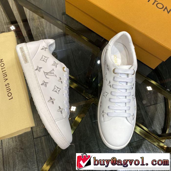 海外でも人気なブランド 2色可選 スニーカー 幅広いアイテムを展開 ルイ ヴィトン LOUIS VUITTON