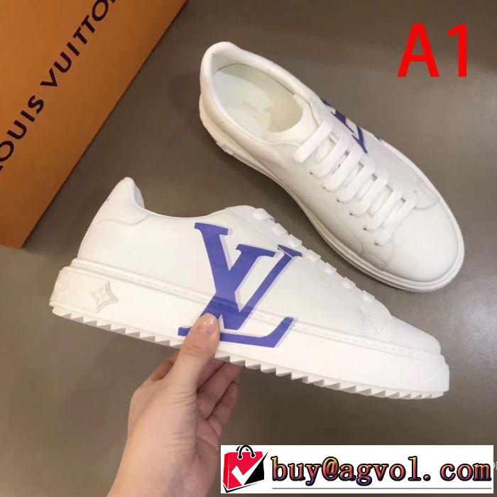 ファッショニスタを中心に新品が非常に人気 ルイ ヴィトン LOUIS 4色可選VUITTON 2020春新作 スニーカー