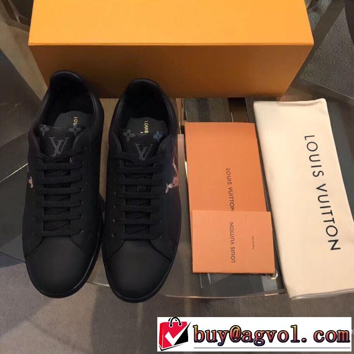 ルイ ヴィトン 2色可選 ファッションに取り入れよう LOUIS VUITTON やはり人気ブランド スニーカー