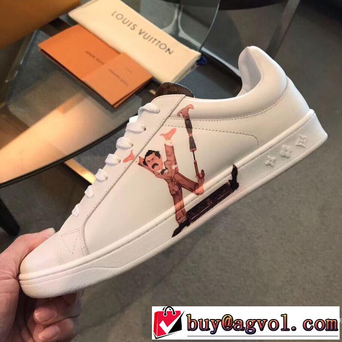 ルイ ヴィトン 2色可選 ファッションに取り入れよう LOUIS VUITTON やはり人気ブランド スニーカー