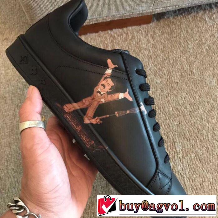 ルイ ヴィトン 2色可選 ファッションに取り入れよう LOUIS VUITTON やはり人気ブランド スニーカー