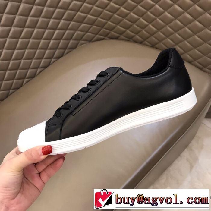 2色可選 シンプルなファッション スニーカー この時期の一番人気は プラダ PRADA
