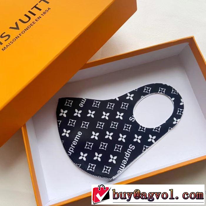 一つの箱5つ LOUIS VUITTON 3色可選 シンプルなファッション ルイ ヴィトン  マスク   2020モデル