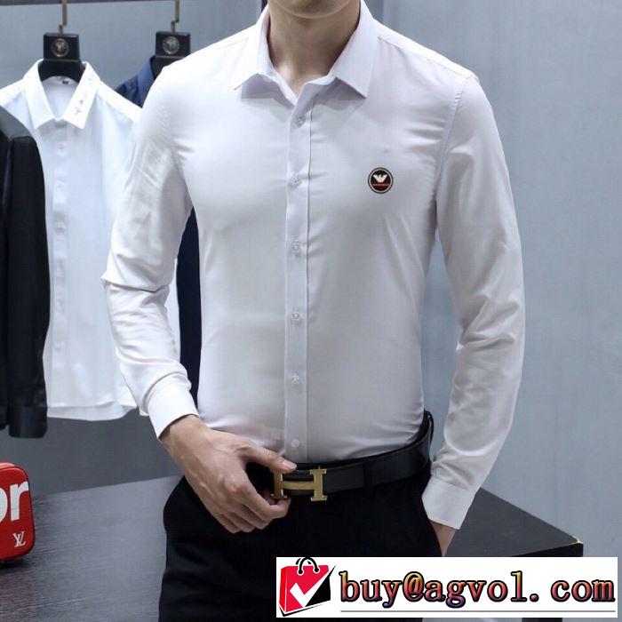 2色可選 シャツ 最新の入荷商品 アルマーニ ARMANI ファッショニスタを中心に新品が非常に人気