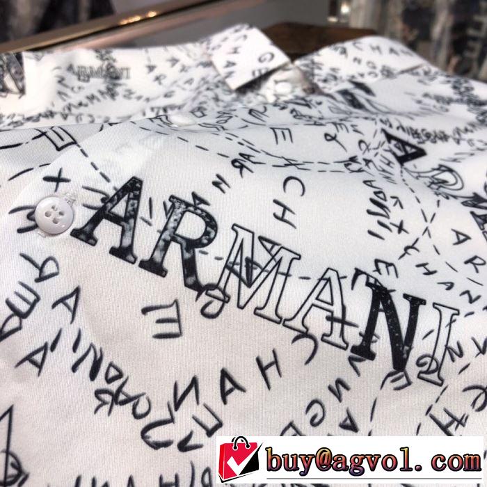 2色可選 差をつけたい人にもおすすめ シャツ 本当に嬉しいアイテム アルマーニ ARMANI