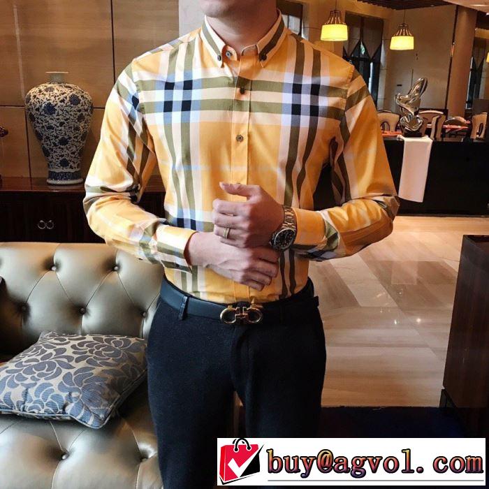 シャツ 程よい最新作多色可選  バーバリー春夏コレクション新品  BURBERRY 大活躍する