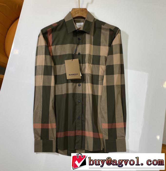 2色可選 シャツ 絶対に見逃せない バーバリー老舗ブランド  BURBERRY 20SS☆送料込