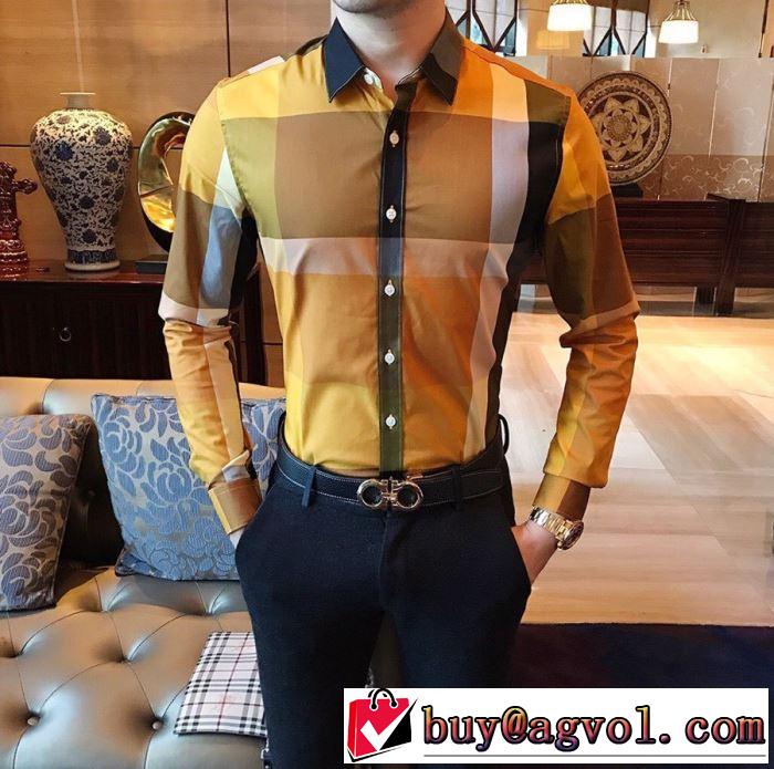 2色可選  2020モデル シャツ シンプルなファッション バーバリー BURBERRY スタイルアップ