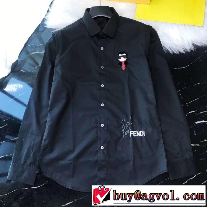 2色可選 フェンディ普段使いにも最適なアイテム  FENDI シャツ ストリート界隈でも人気