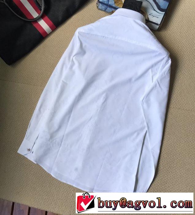 2020最新入荷ヴィトン シャツ コピー Louis Vuitton 春夏ファション ビジネスに最適な モノグラムプリントシャツコーデ