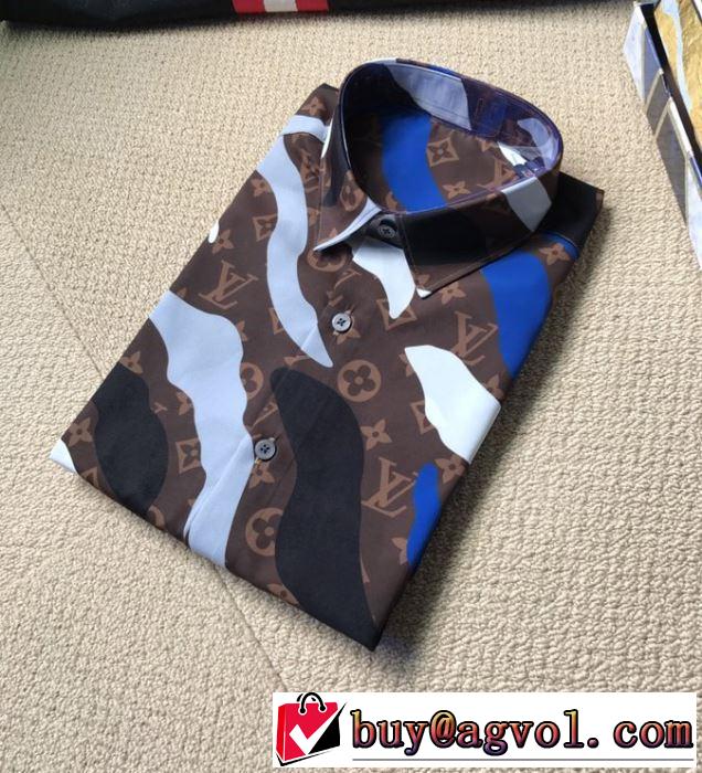 優しい着心地ヴィトン コピー DNAシャツ コーデ Louis Vuitton メンズ ファション 清潔感抜群2020人気トップス