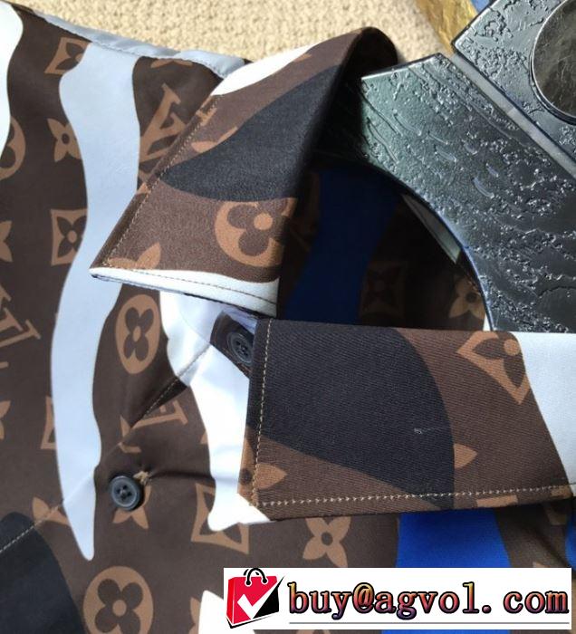 優しい着心地ヴィトン コピー DNAシャツ コーデ Louis Vuitton メンズ ファション 清潔感抜群2020人気トップス