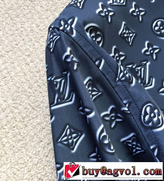 2020モデルヴィトン 激安 DNAシャツ 新作 Louis Vuitton ファッション性の高い モノグラムプリント個性的人気トップス