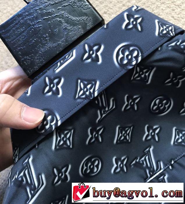 2020モデルヴィトン 激安 DNAシャツ 新作 Louis Vuitton ファッション性の高い モノグラムプリント個性的人気トップス