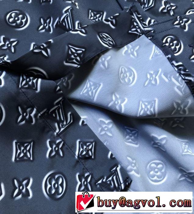 2020モデルヴィトン 激安 DNAシャツ 新作 Louis Vuitton ファッション性の高い モノグラムプリント個性的人気トップス