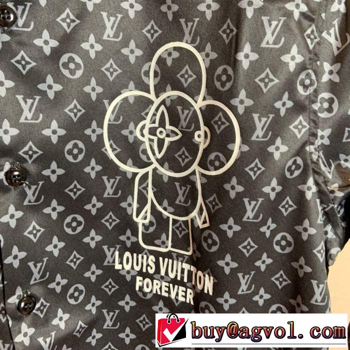 2020話題の商品ヴィトン シャツ モノグラムLouis Vuitton スーパーコピー 販売 カジュアルシャツ サイズ軽快な着心地