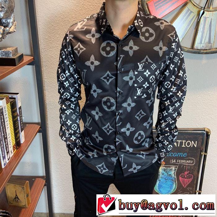 30代男性にヴィトン シャツ おすすめ2020年春限定モノグラム Louis Vuitton コピー おしゃれ トップス 上品に着こなし