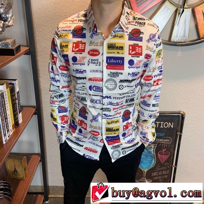 2020SS人気Louis Vuitton ヴィトン コピーDNAシャツ 独特の存在感 オーバーサイズ 通気性の高い春夏トレンド新商品