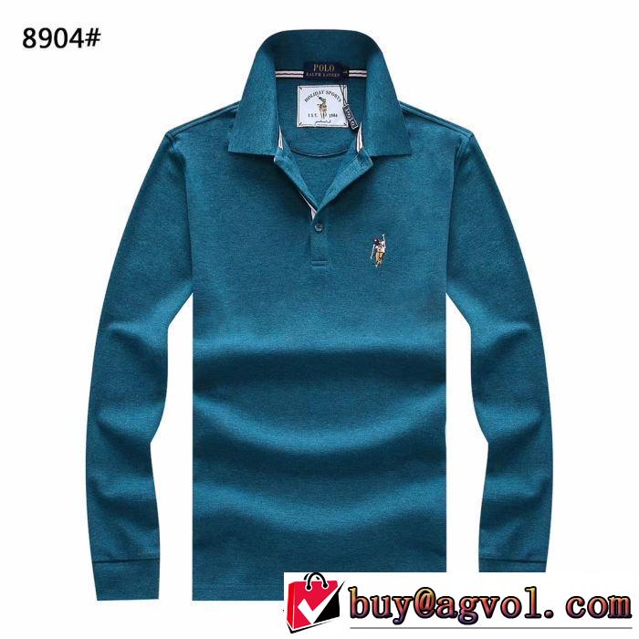 2019秋、イチオシ上品 3色可選 Polo Ralph Lauren ポロ ラルフローレン 長袖/Tシャツ