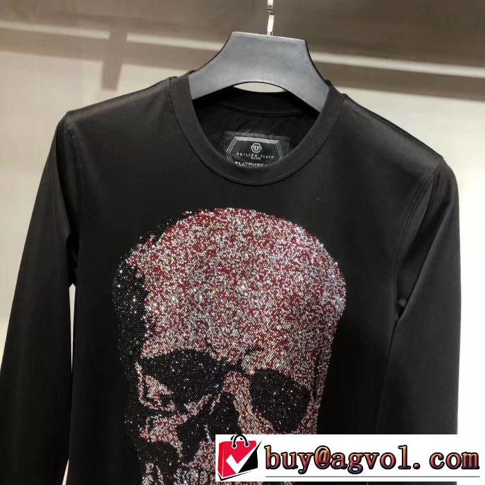 PHILIPP PLEIN  フィリッププレイン2019秋に注目したい 長袖/Tシャツ 最高峰の秋冬激安新作