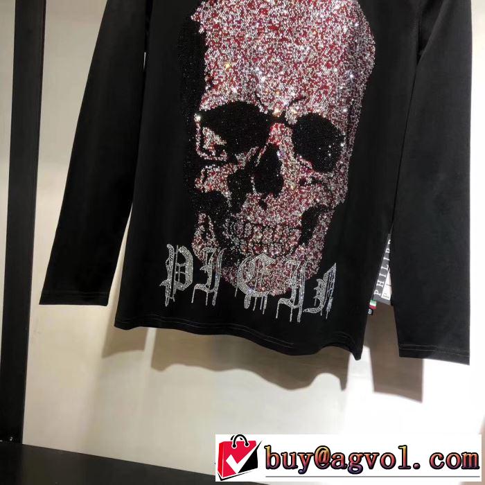 PHILIPP PLEIN  フィリッププレイン2019秋に注目したい 長袖/Tシャツ 最高峰の秋冬激安新作