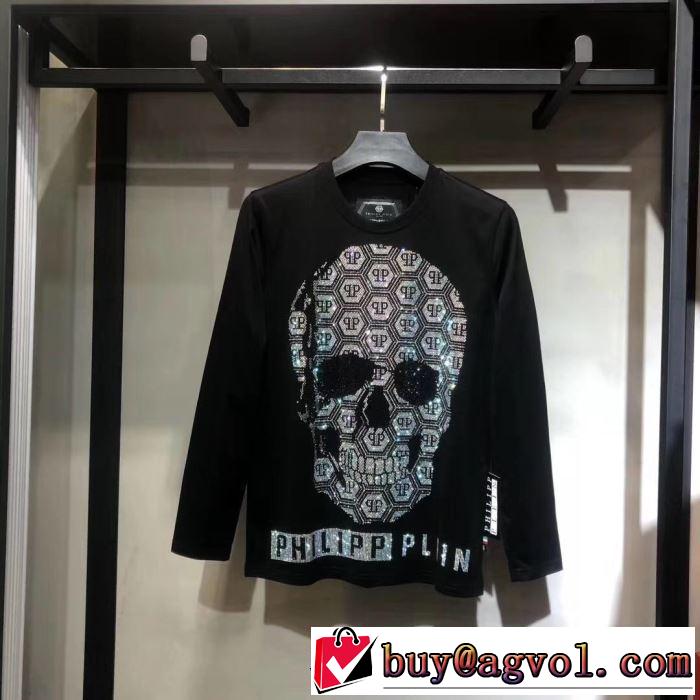 限定セールを開催中  PHILIPP PLEIN 世界的に希少な2019秋冬新作 フィリッププレイン 長袖/Tシャツ