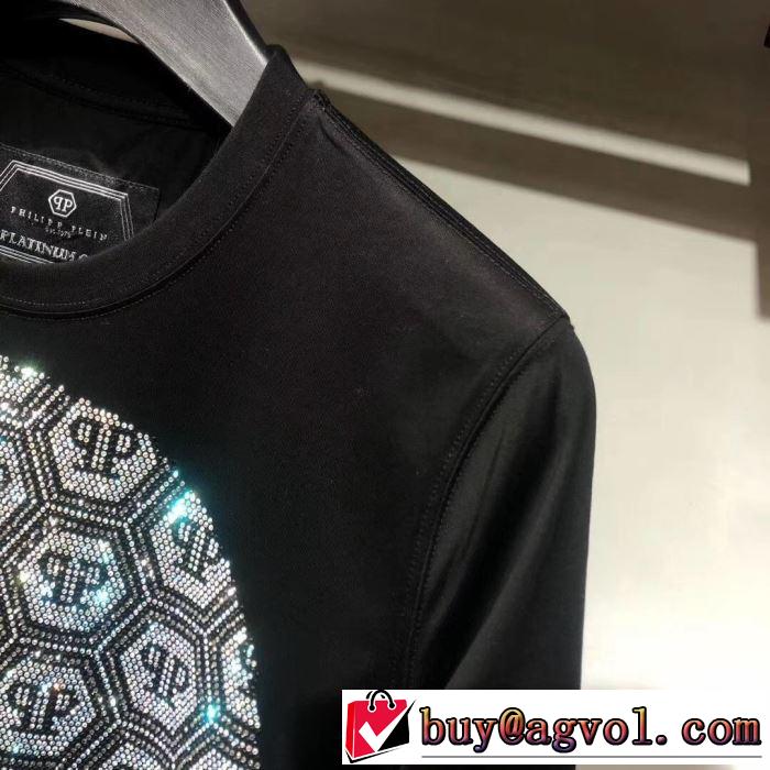 限定セールを開催中  PHILIPP PLEIN 世界的に希少な2019秋冬新作 フィリッププレイン 長袖/Tシャツ