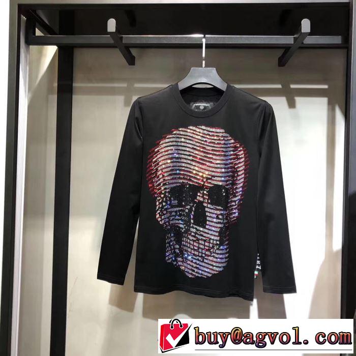 2019秋断然ブランド推し フィリッププレイン最高峰の秋冬激安新作 PHILIPP PLEIN  長袖/Tシャツ