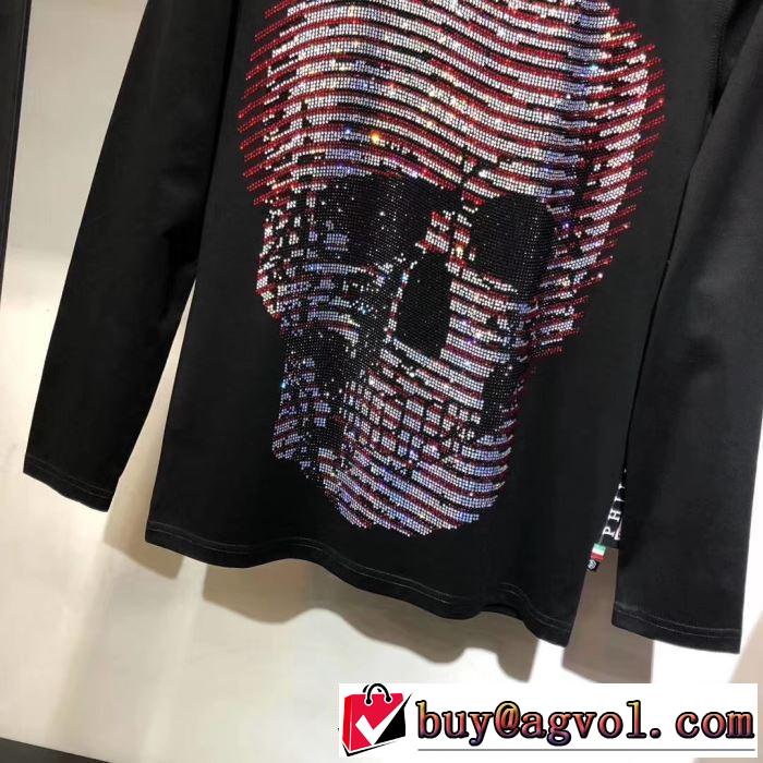 2019秋断然ブランド推し フィリッププレイン最高峰の秋冬激安新作 PHILIPP PLEIN  長袖/Tシャツ