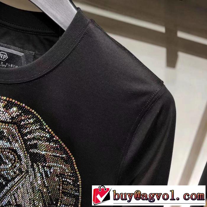 もちろん相性抜群 長袖/Tシャツ 2019新発売大歓迎秋冬新名品 PHILIPP PLEIN フィリッププレイン