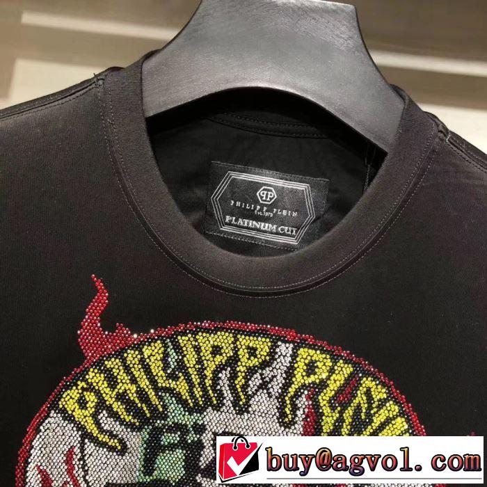秋のおしゃれをスタートする人気新作長袖/Tシャツ PHILIPP PLEIN 定番人気の2019秋冬モデル フィリッププレイン