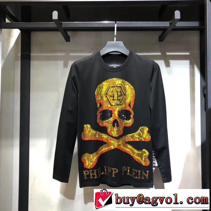冬の人気ブランドとなった  PHILIPP PLEIN フィリッププレイン 2019秋冬最安価格新品 長袖/Tシャツ