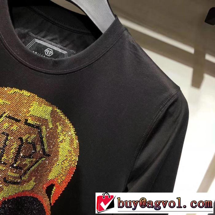 冬の人気ブランドとなった  PHILIPP PLEIN フィリッププレイン 2019秋冬最安価格新品 長袖/Tシャツ