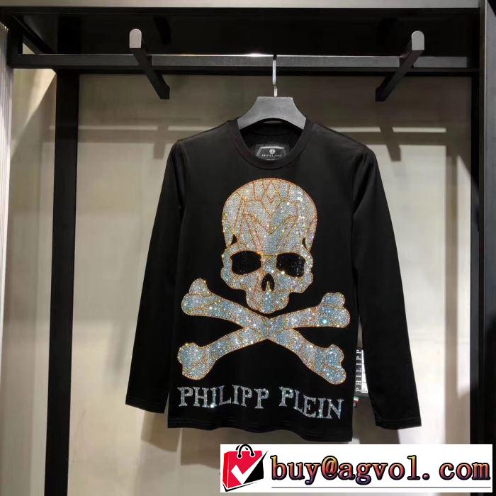 PHILIPP PLEIN フィリッププレイン冬を彩る2019SS新作 長袖/Tシャツ 秋らしい雰囲気溢れる新作