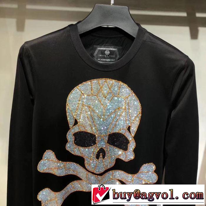 PHILIPP PLEIN フィリッププレイン冬を彩る2019SS新作 長袖/Tシャツ 秋らしい雰囲気溢れる新作