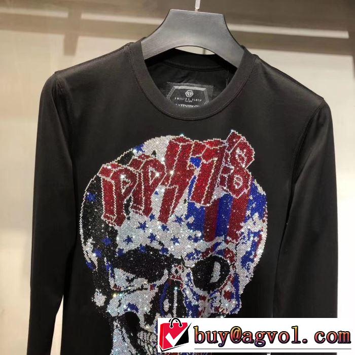 長袖/Tシャツ完売必至の人気モデルをご紹介 PHILIPP PLEIN 2019秋冬最安価格新品 フィリッププレイン