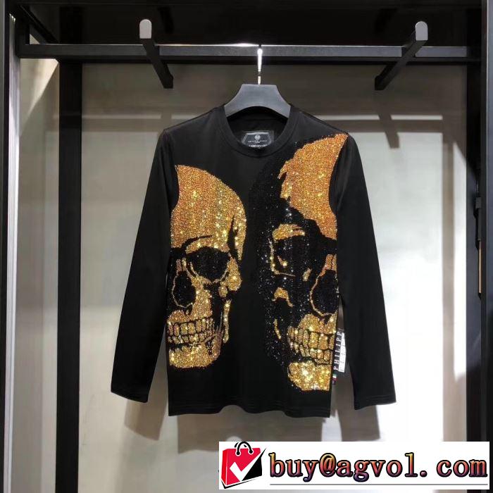 例年完売が相次ぐ秋冬新品 PHILIPP PLEIN フィリッププレイン 長袖/Tシャツ 2019新発売大歓迎秋冬新名品