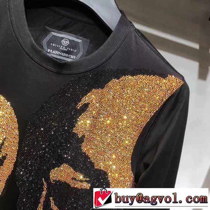 例年完売が相次ぐ秋冬新品 PHILIPP PLEIN フィリッププレイン 長袖/Tシャツ 2019新発売大歓迎秋冬新名品